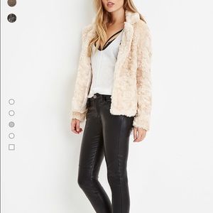 Faux fur coat