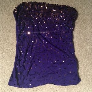 New Years Strapless top