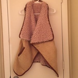Popular reversible faux fur vest