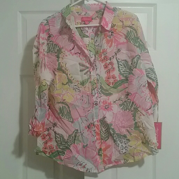 Lilly Pulitzer Nosey Posey shirt