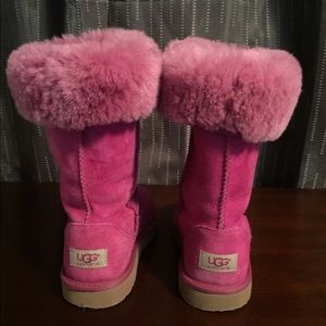 Authentic Ugg Tall Boots Pink like new size 5