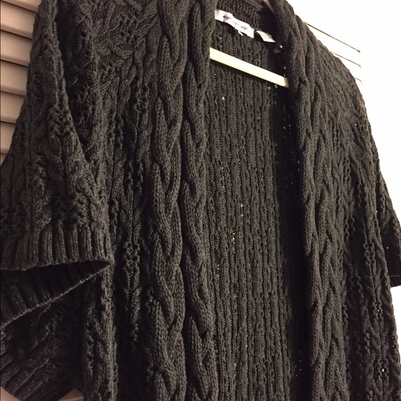 Never worn Charcoal cable knit sweater - Picture 2 of 4