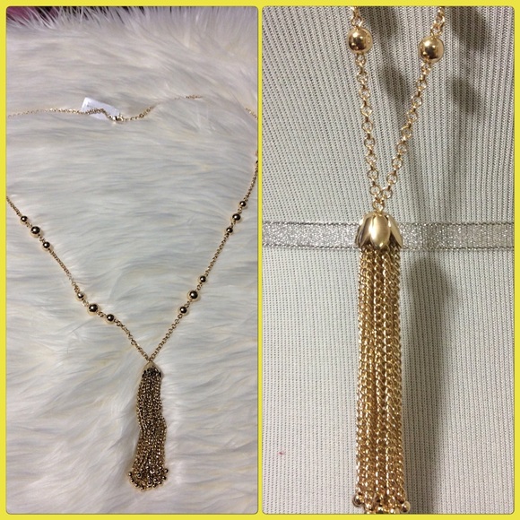 🌸Gold Bubble Tassel Necklace🌸