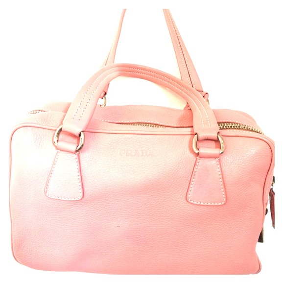 PRADA PASTEL PINK Leather Handbag
