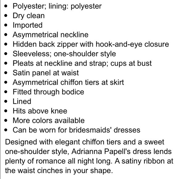 Adriana Papell Evening Dress - Picture 2 of 2