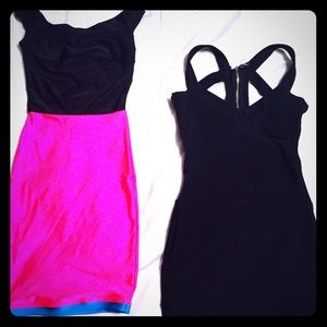 1 black club bondage dresses small