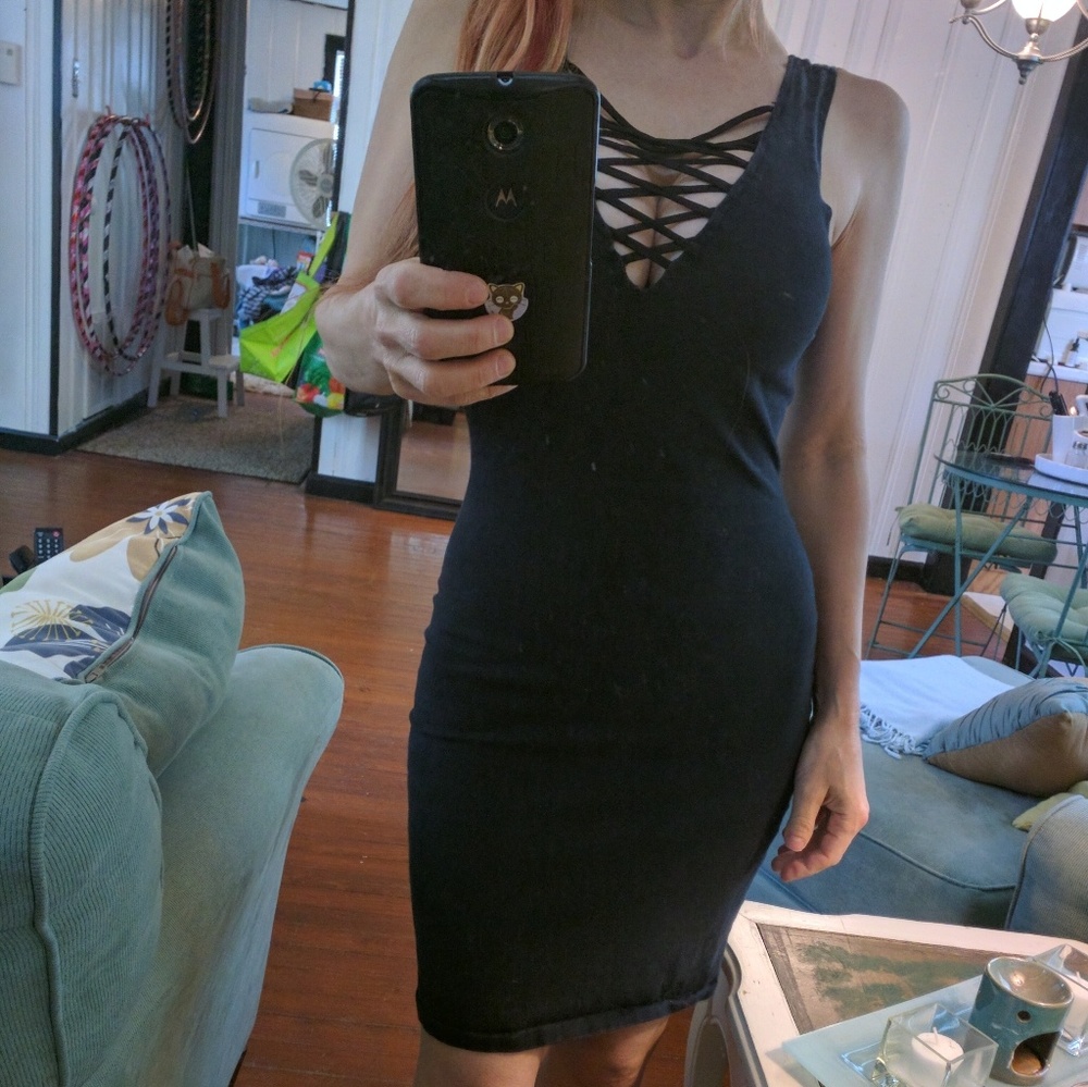 Bad Ass Vintage 80's Little Black Dress