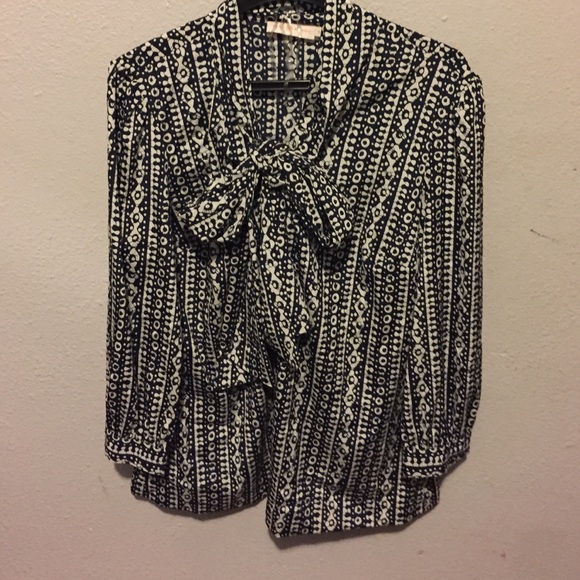 Tory burch bow blouse