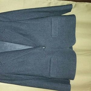 Pendleton Womens Dark Grey Wool Blazer sx 12