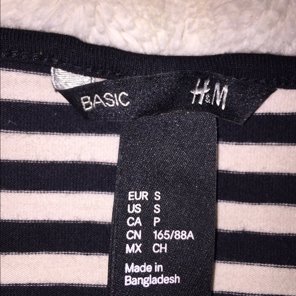 Fitted black and cream striped cotton dress - Picture 3 of 3