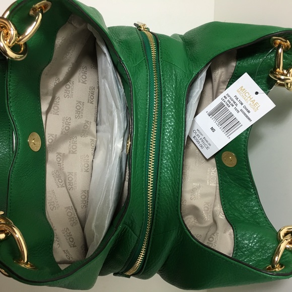 New Michael Kors Fulton Gooseberry hobo - Picture 4 of 4