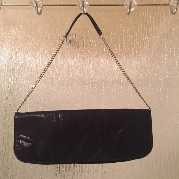 🔷Black shiny clutch