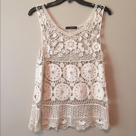 Urban Outfitters Tops - Boho Crochet Tank Top