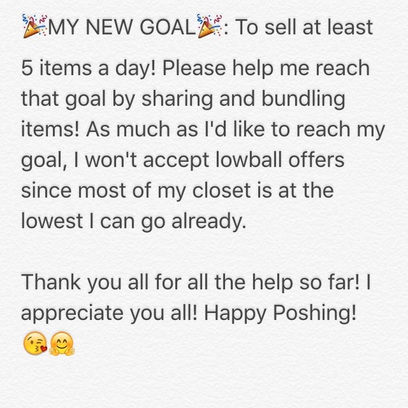 🎉NEW GOAL🎉