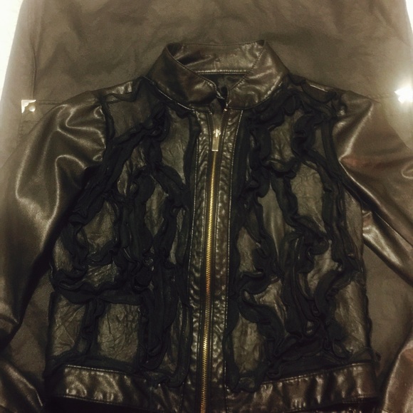 Bebe leather jacket