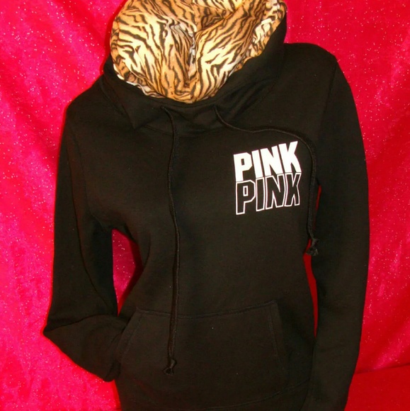 Victoria's secret black tiger small nwt hoodie