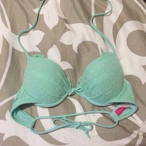 teal Victoria secret swim top