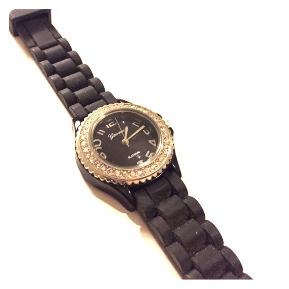 Black watch with bling!