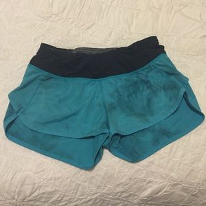Lululemon Teal Speed Short