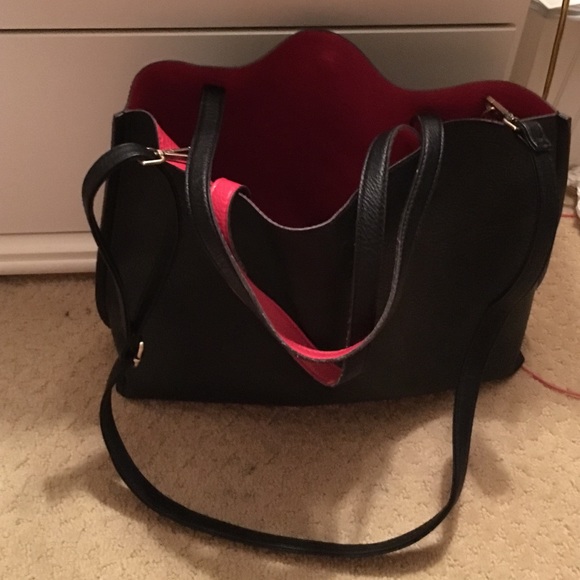 Vegan Leather Reversible Tote Bag