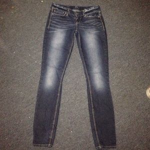 Express Low Rise Skinny Jeans