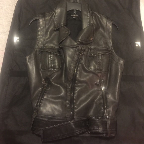 Bebe  Moto leather vest