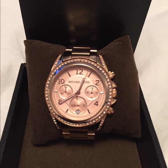 Pre loved Michael kors 'Blair' chronograph watch