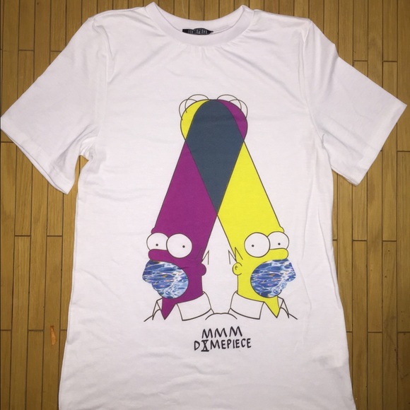 DIMEPIECE Homer Simpson trippy chic T-shirt stop