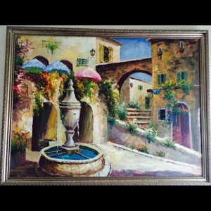 Tuscany oil painting