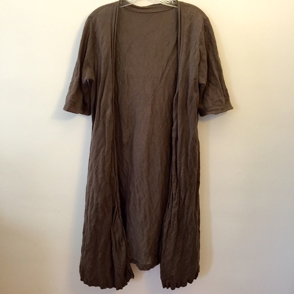 Maxi Short-sleeved Cardigan