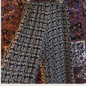Tribal flare pants