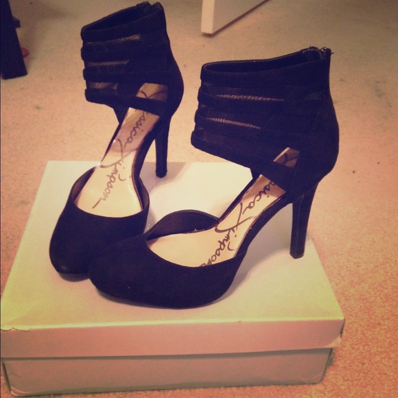Jessica Simpson Suede Ankle Strap - Never worn