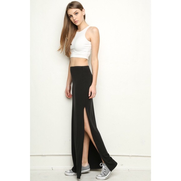 Long black Maxi skirt