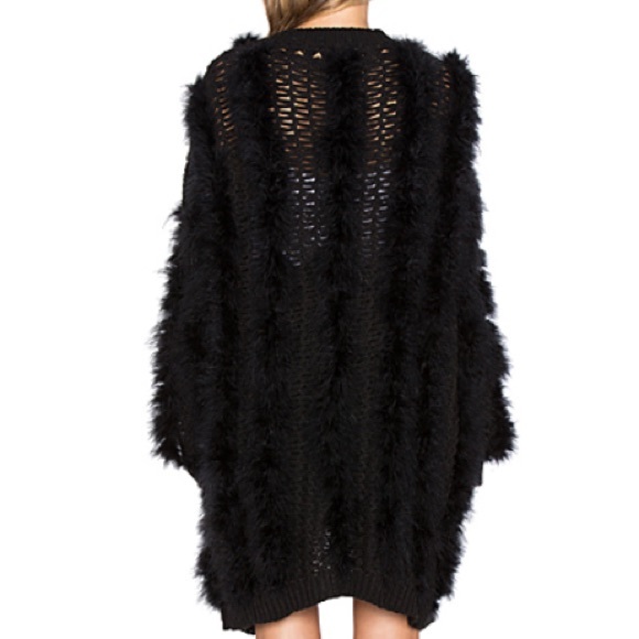 Urban Outfitters JOA Faux Fur Cardigan - Picture 3 of 4