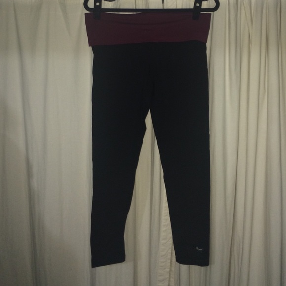 PINK Foldover Yoga Pants