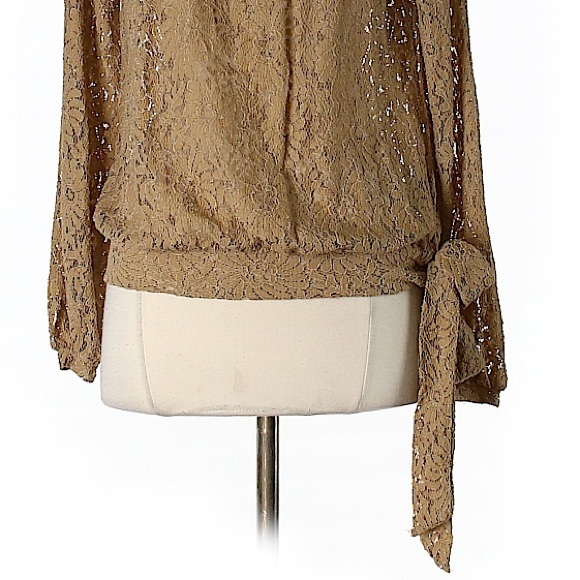 💥Thick Embroidered Lace Side Tie Michael Kors Top - Picture 4 of 5