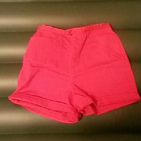 Spiffy Red Shorts Ready For An Adventure!