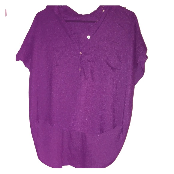 Silk purple tee