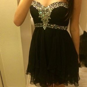 Black winterball/formal dress
