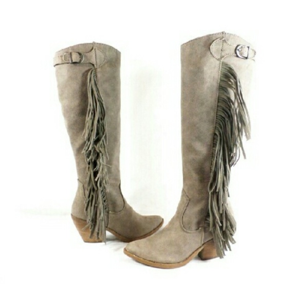 carlos santana fringe boots