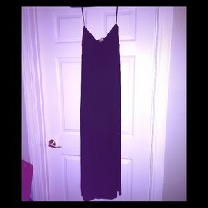 Black maxi dress
