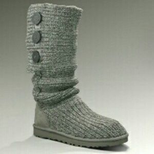 Ugg grey knit boots! Great condition!