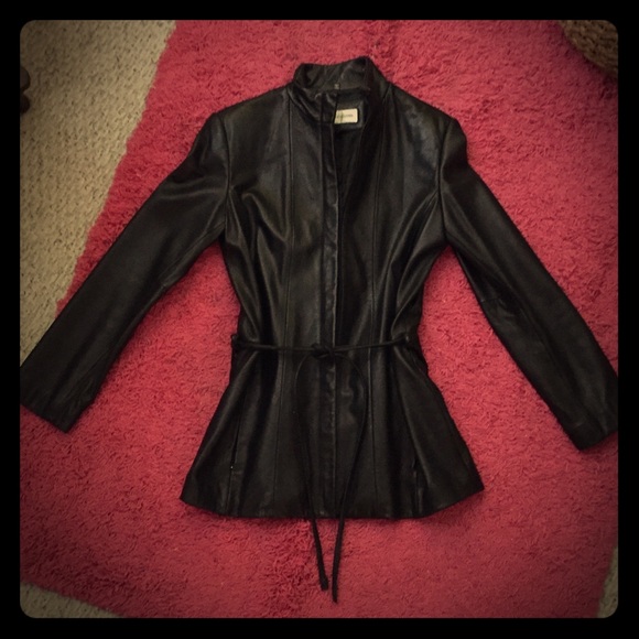Jones New York Jackets & Blazers - Jones New York Buttery Soft Leather Coat size M