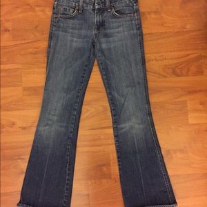 Boot Cut "A" Pocket Jeans