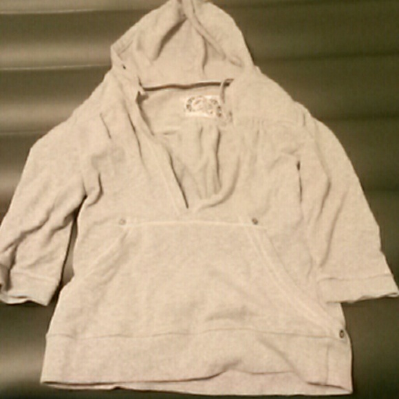 Grey casual just chillin' sweater jacket