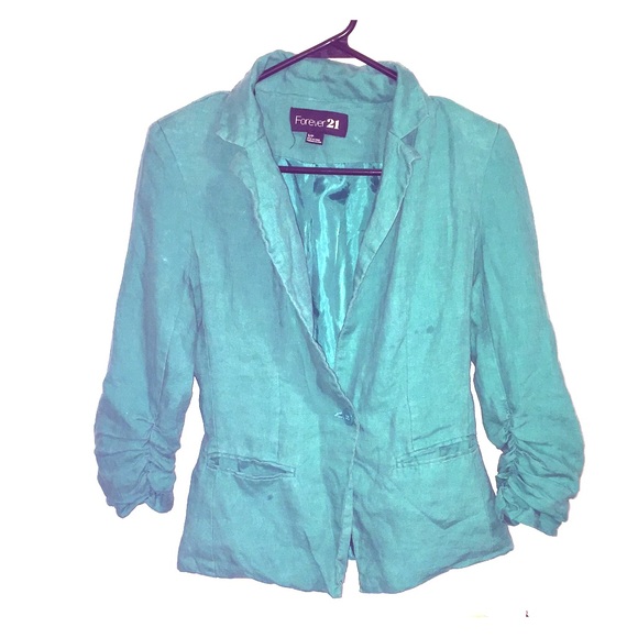 Turquoise blazer