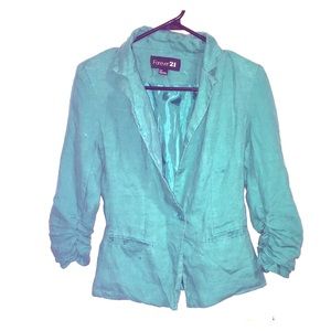 Turquoise blazer