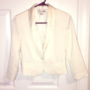 White blazer