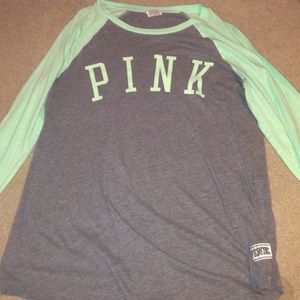 Pink Baseball Tee