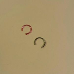 18g nose hoops